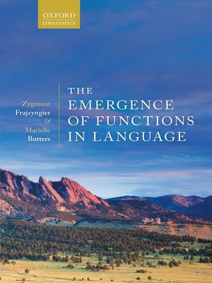 cover image of The Emergence of Functions in Language
